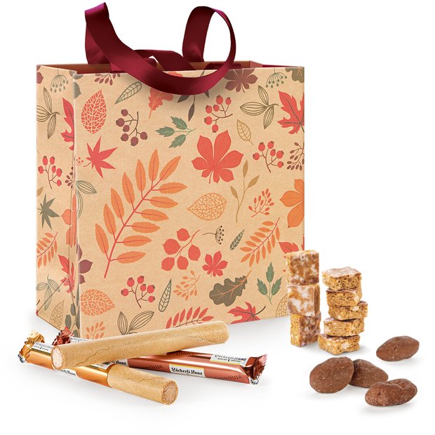 Pochette cadeau Feuilles